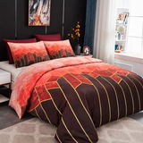Parure de couette Golden Cosmo Hive | 3 pièces