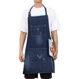 Classic Blue Denim Pocket Apron