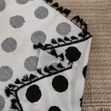 Chic Polka Dot Tassel Window Curtain