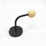 Colorful Magnetic Wooden Ball Hooks Home Storage