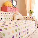 Colorful Polka Dot Sofa Cover