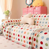 Colorful Polka Dot Sofa Cover