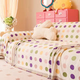 Colorful Polka Dot Sofa Cover