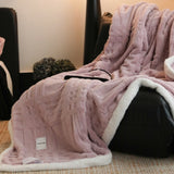 Cosmo Fluffy Winter Three-Dimensional Warm Blanket
