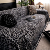 Cozy Leopard Print Sofa Cover