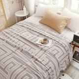 Geo Maze Cotton Blanket