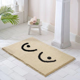 Aesthetic Fluffy Bath Mat Room Decor