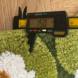 Daisy Moss Style Floor Bath Mat