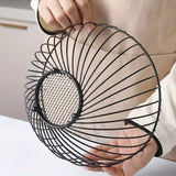 Decorative Round Iron Fruit Tray