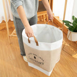 Deluxe Freestanding Laundry Basket