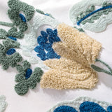 Denza Farmhouse Floral Tufted Cushion Cover