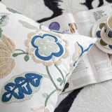 Denza Farmhouse Floral Tufted Cushion Cover