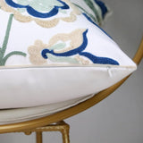 Denza Farmhouse Floral Tufted Cushion Cover