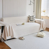 Diamond Grid Chenille Sofa Cover