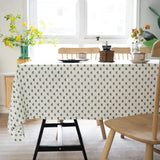 Dotted Heart Table Cloth