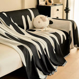 Dripping Color Chenille Sofa Cover