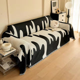 Dripping Color Chenille Sofa Cover