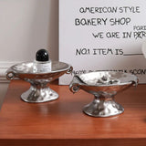 Dual-Ear Ceramic Oval Organizer