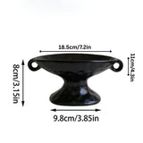 Dual-Ear Ceramic Oval Organizer