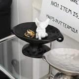 Dual-Ear Ceramic Oval Organizer