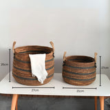 Eco Straw Woven Storage Basket