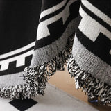 Elegant Black and White Sofa Cover Protector