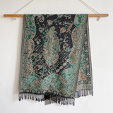 Elegant Paisley Tassel Shawl