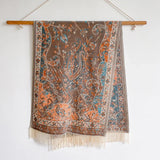 Elegant Paisley Tassel Shawl