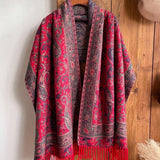 Elegant Paisley Tassel Shawl