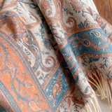 Elegant Paisley Tassel Shawl