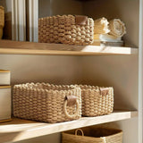 Elegant Rattan Weave Basket Set