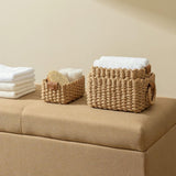 Elegant Rattan Weave Basket Set