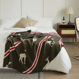 Elysian Deer Stagline Throw Blanket