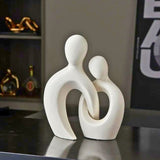 Embrace Form Modern Abstract Couple Statue