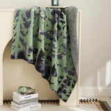 Emeraude Forest Soft Knitted Throw Blanket