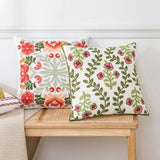 Ethereal Floral Print Cushion Cover