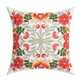 Ethereal Floral Print Cushion Cover