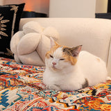 Housse de canapé en peluche gaufrée ethnique et bohème