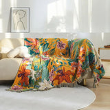 Festival Tropics Cotton Blanket