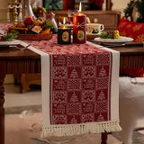 Festive Christmas Elk Table Runner
