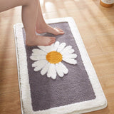 Fleur Plush Floral Bath Mat
