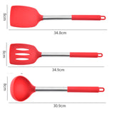 FlexiChef Silicone Kitchen Utensil Set | 3pcs