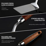 Stainless Steel Kitchen Spatula with Wooden Handle