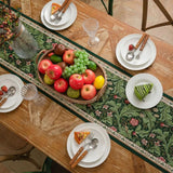 Flora Vine Embroidered Table Runner