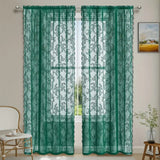 Floral Grace Sheer Curtains