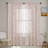 Floral Grace Sheer Curtains