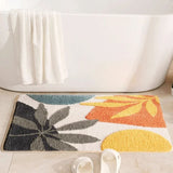 Floral Non-Slip Bathmat