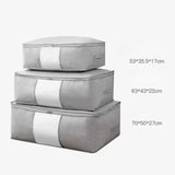 Foldable Zippered Cloth Storage Organizer