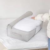 Foldable Zippered Cloth Storage Organizer