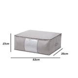 Foldable Zippered Cloth Storage Organizer